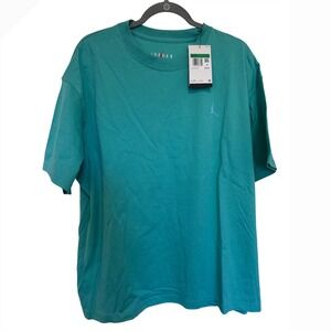 Jordan Womens Jumpman Graphic T-Shirt Teal Green HJ0187-392 XL NWT